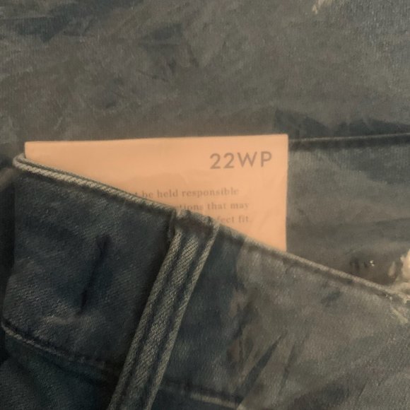 NWT NYDJ MARILYN STRAIGHT-LEG JEANS DOUBLE BUTTON MINA MINA 22WP (WOMEN PETITE) - Picture 12 of 13